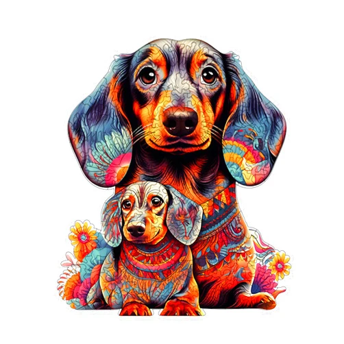 WHJSG Wooden Puzzle for Adults, 200 Piece Irregular Animal Shaped Wooden Jigsaw Puzzles, Unique Puzzles for Adults, Creative Gift for Adults and Kids