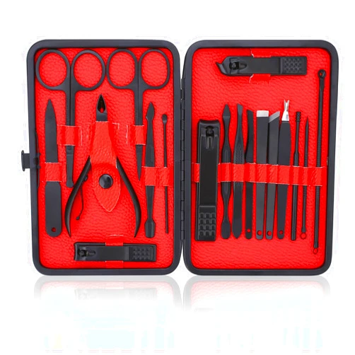 LifHap Manicure Set-Stainless Steel Nail Care Set-Professional Ingrown Toenail Clipper Grooming Tool-Pedicure Kit & Toe Nail Cutter-Thick Nail Scissors Toiletries with Cuticle Trimmer