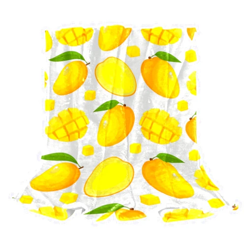 CYXSMY Mango Fruit Flannel Blanket Ultra-Soft Cozy Plush Blanket Throw Blankets Couch Chair Living Room Air Conditioning Cool Blankets 40