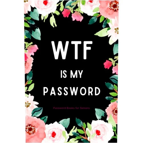 Fatimo Publishing Password Books for Seniors: Large Print Password Book with Alphabetical Tabs - Internet Password LogBook with Usernames, Logins and Web Addresses - ... for Elderly Men and Women Over 60, 70 and 80