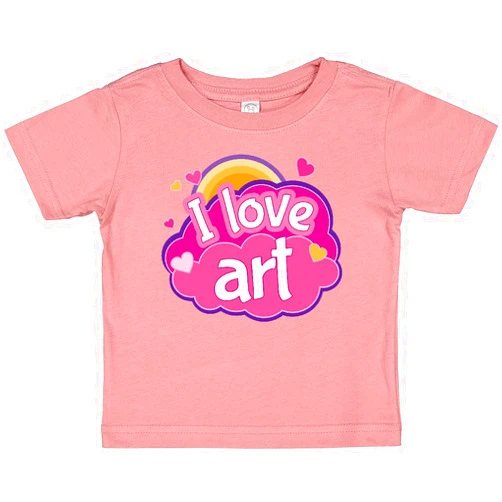 inktastic Artist I Love Art Baby T-Shirt