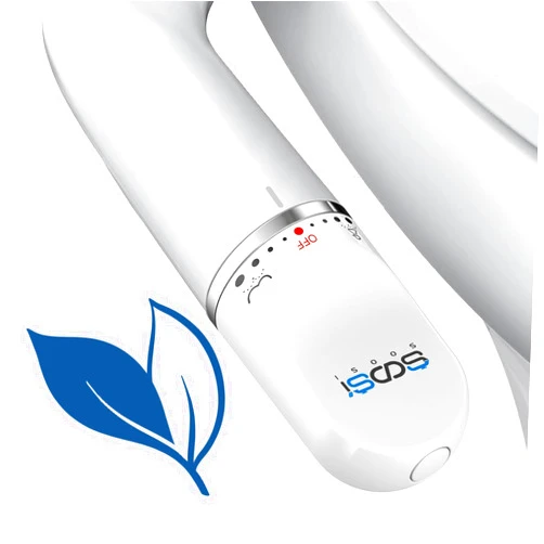 Soosi Ultra-Slim Bidet Attachment for Toilet Dual Nozzles Feminine & Rear Wash Bidet Toilet Seat Attachment Non Electric Self Cleaning Fresh Cold Water Toilet Bidets Spray Jet Easy Install (Silver)
