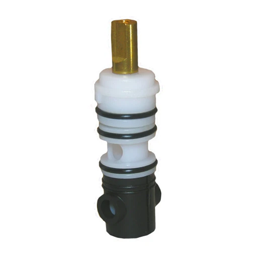 Lasco S-735-4T Import Diverter Stem ,0489,Delex Pattern Broach, For 3 Handle Tub And Shower Valve, Fits Many Import Valves,White/ Black
