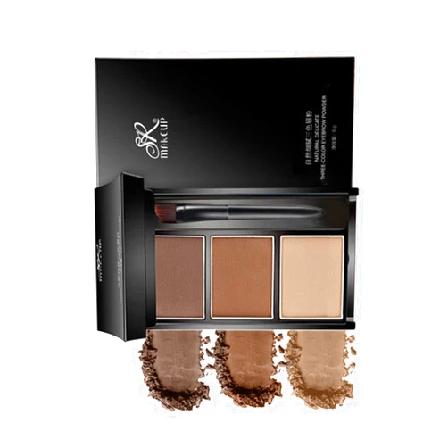 SNOVO Eyebrow powder three-color eyebrow palette beauty contour eyebrow pencil professional eye makeup eyebrow filler1