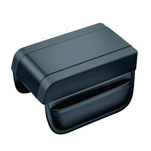 HXYZQL Universal Car Armrest Pad for Volkswagen VW ID.6 ID.5 ID.4 ID.3 ID3 ID4 ID5 ID6 Leather Armrest Box Center Console Cover Pad Waterproof Arm Rest Protector Decor Accessories,Black