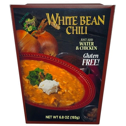 Plentiful Pantry White Bean Chili Soup Mix, 6.8 Ounce - Just add Water and Chicken - Cook & Serve