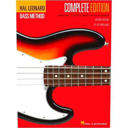Ed Friedland Hal Leonard Electric Bass Method - Complete Edition: Contains Books 1, 2, and 3 Bound Together in One Easy-to-Use Volume (Hal Leonard Bass Method)