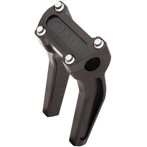 Thrashin Supply Co TSC-6525-1 Pullback Handlebar Riser Kit without Gauge Cutout - 6-1/2in. - Anodized Black