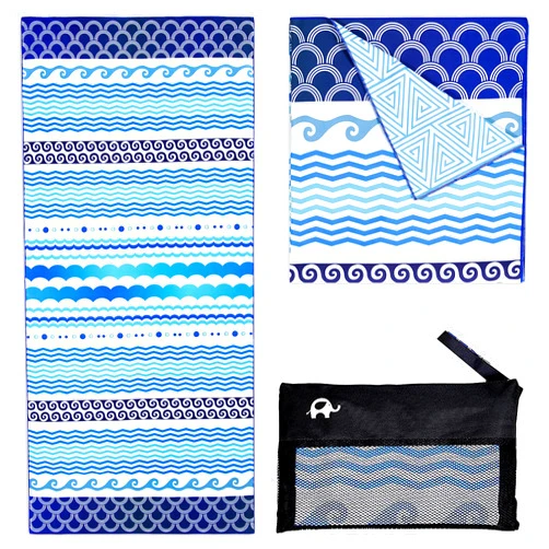 Elite Trend Microfiber Beach Towel - Extra Large 78x35 Inch Sand Free Quick Dry Towel for Travel, Swimming, Pool, Yoga, Hiking, Camping – Lightweight Fast Drying Microfiber Towel Compact for Adults