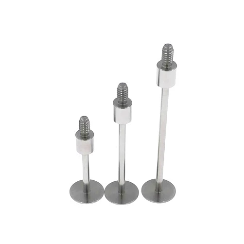 SUXING Flat Contact Points for Dial Indicator Depth 0.5mm Thickness 10 mm Diameter 4-48 UNF Thread (4-48UNF A Set)