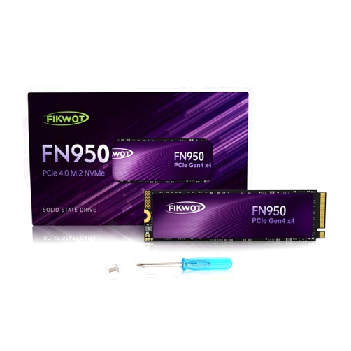 Fikwot FN950 1TB SSD M.2 2280 PCIe Gen4 x4 NVMe 1.4 Internal Solid State Drive - Speeds up to 5000MB/s, Dynamic SLC Cache,Compatible with Laptop,Desktop and Ps5