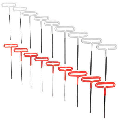 Owl Tools T Handle Allen Wrench Set (18 Pack - Metric and Standard) Industrial Grade Hex Keys
