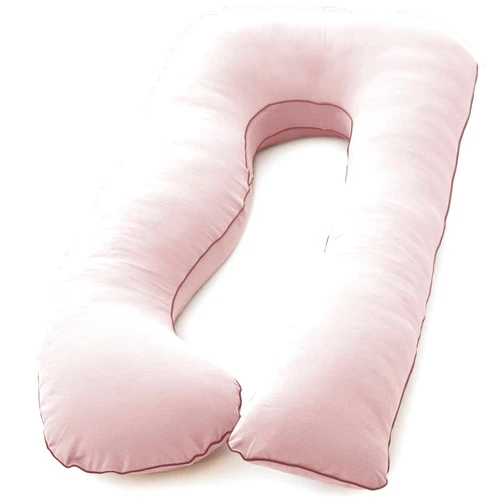 Pharmedoc Pregnancy Pillows, U-Shape Full Body Pillow -Removable Jersey Cover - Cotton Candy - Pregnancy Pillows for Sleeping - Body Pillows for Adults, Maternity Pillow and Pregnancy Must Haves