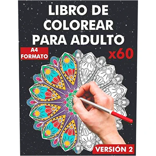 Sara García Álvarez Libro para colorear para adulto: 60 mandalas para la reducción del estrés en formato A4 / de mandalas sencillos a complejos con efecto antiestrés / ... (Mandala Álvarez) (Spanish Edition)