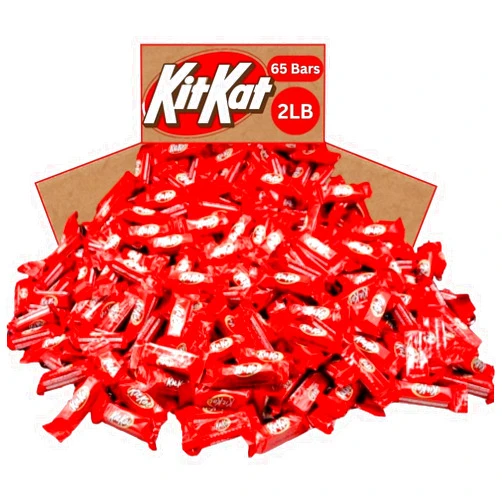 Sweetsome KitKat Crisp Wafers in Milk Chocolate Snack Size (Pack of 2 Pounds)