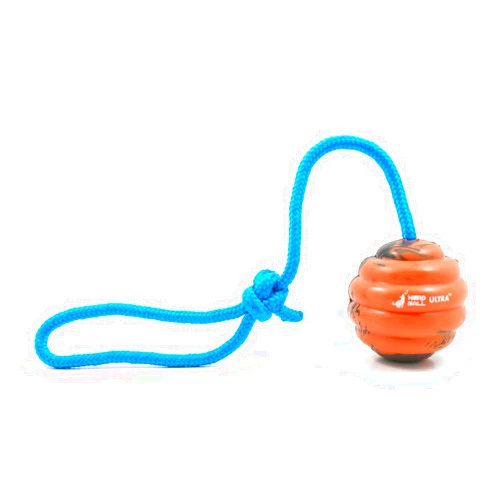 The Nero Ball Ultra™ Durable Dog Training Ball on Rope - Used by K-9 Teams Worldwide - Reward and Fetch Ball for Large Dogs - Exercise and Reward Toy for Dogs.