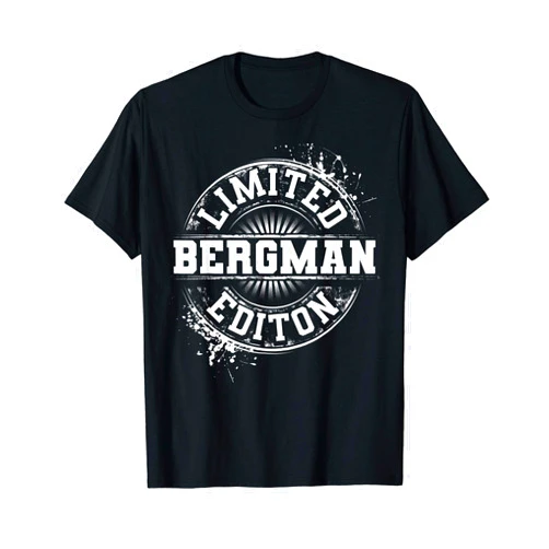 Personalized Last Name Custom Lover Christmas Team BERGMAN Funny Surname Family Tree Birthday Reunion Gift Idea T-Shirt