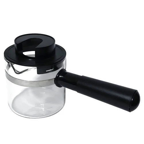 WEIJIA F0274200 Espresso Machine Glass Carafe with Lid compatible with Krups 867, 963, 972, 985, 871, 872