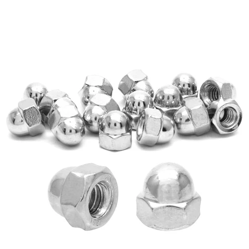 Piutouyar Acorn Cap Nuts Hex Nut 1/4-20, 304 Stainless Steel 18-8 Hex Dome Cap Nut (20Pcs)
