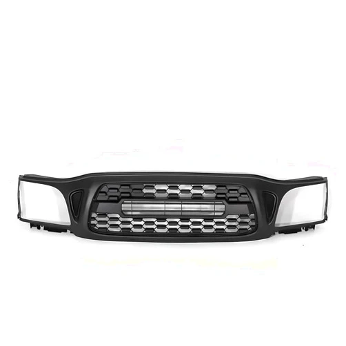 YILINGYI Matte Black ABS Front Grille Compatible With Toyota Tacoma 2001-2004