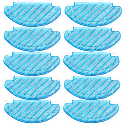 Chuancheng Ecovacs Deebot Washable Cloth Mop Pads for Ozmo T8 Series, T9, N8 Pro Plus, Yeedi Vac Max Replacement Parts