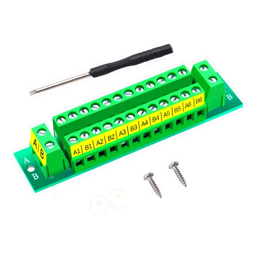 Tanbupu 16 Amp 2x12 Position Terminal Block Distribution Module Power Distribution Board for AC DC