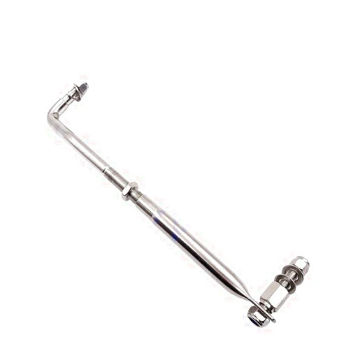 VPLYNWQKZ Steering Guide Rod and Hook Compatible with Yamaha Outboard Motor 2T 30HP 40HP 60HP 85HP 689-61350-02 689-48511-01 65W-61350-00 65W-48511-00(Adjustable Rod)