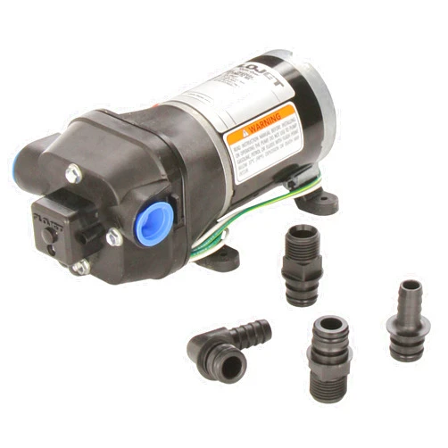 Jabsco Flojet 04406043A 3.3 GPM 35 PSI 115V Quiet Quad Water Pump System