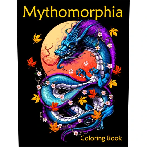 Chandler Luke Mythomorphia Coloring Book: An Extreme Colouring Challenge For Adults | Mythological Realms Of Mythical & Fantasy Creatures For Art Lovers
