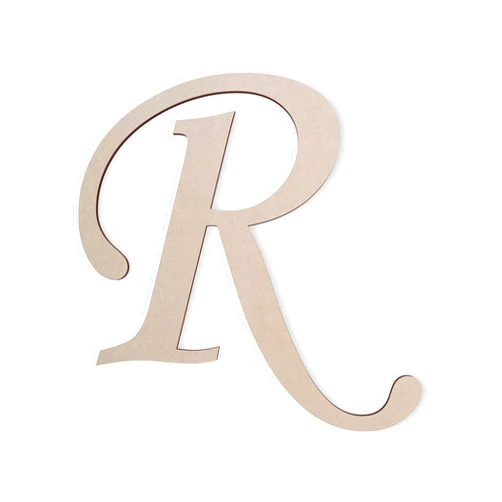 Jess and Jessica Wooden Letters by Jess and Jessica Cursive Wood Letter for Wall Decor Various Sizes Premium Quality & Durable Smooth Laser Cut Unfinished Design Ideal for Wall, Nursery & Crib, DIY Crafts