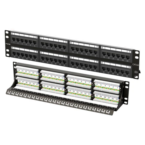 FGB 2U 48 Port Cat6A Patch Panel, 19