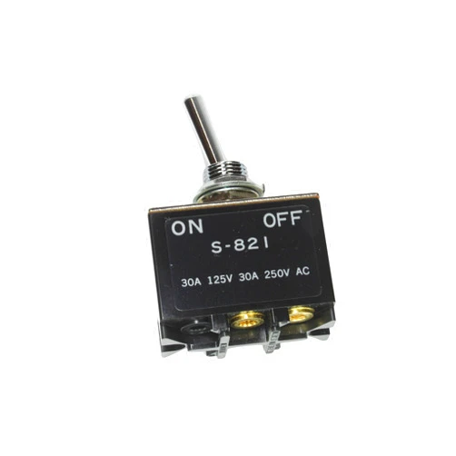 Generic NKK Toggle Bat Switch S-821, DPST, 30Amps (30A), 250VAC, ON-Off, Compatible with NKK