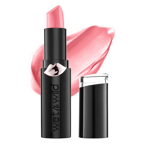 wet n wild Mega Last Matte Lip Color, Semi Matte Hyaluronic Acid Infused, Long Lasting Full Coverage for a Nourishing Pout, Cruelty-Free & Vegan - Think Pink