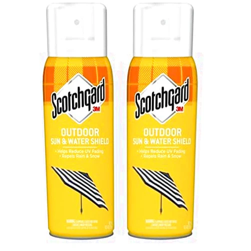 Scotchgard Outdoor Water & Sun Shield Fabric Spray, Water Repellent Spray for Spring and Summer Outdoor Gear and Patio Furniture, Fabric Spray for Outdoor Items, 10.5 oz (Pack of 2)