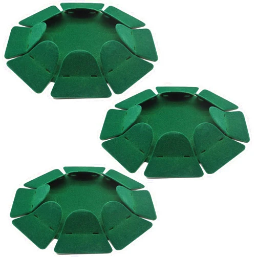 Coufce Green Golf Putting Cup, All-Direction Practice Hole, Flocked Surface for Indoor & Outdoor (3Pcs)