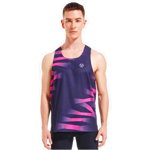 Sanken Seamless Marathon Tank Top Lightweight Running Singlet Shirt Dry Fit Workout Sleeveless T-Shirt