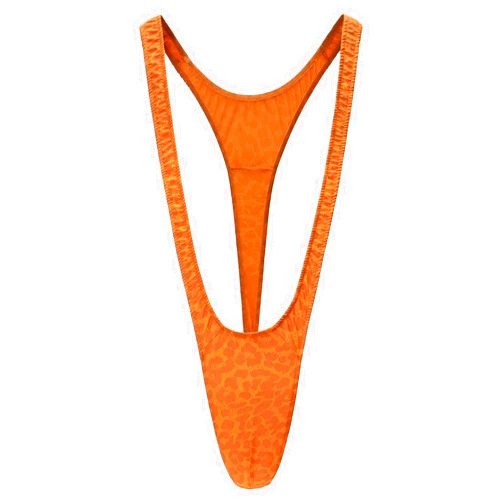 FreeNFond Christmas Gag Gift Reindeer Mankini Men Thong Underwear with Bells for White Elephant Exchange Gifts Valentine's