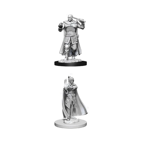 WizKids D&D Nolzur's Marvelous Miniatures - Human Ranger & Moon Elf Sorcerer