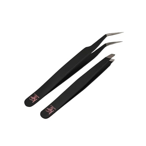 Ufener 2 Non-magnetic Antistatic Curved Straight Tips Tweezer