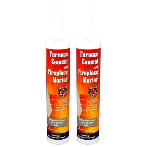 MEECO'S RED Devil 121 Furnace Cement and Fireplace Mortar (Two Pack)