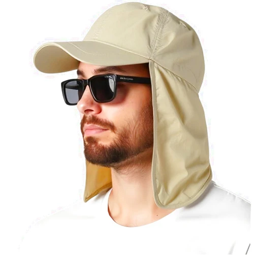 EINSKEY UPF 50+ Waterproof Sun Hat - Packable Unisex Baseball Cap with Neck Flap for Beach, Golf, Hiking, Fishing & Running