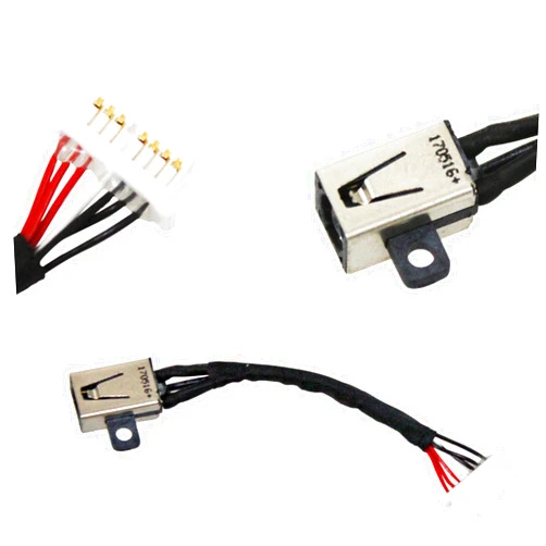GinTai DC in Power Jack W/Cable Socket Plug Replacement for Dell Inspiron PF8JG 13 7378 P69G(CA31) 450.07R03.0003