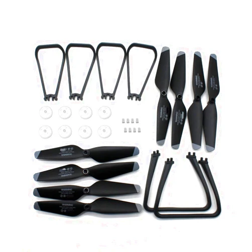 FZLANQ for 4DRC V14 RC Drone Quadcopter 4D-V14 Gears Propellers Blade Protection Guard Landing Skid Spare Parts for 4DRC V14 RC Drone