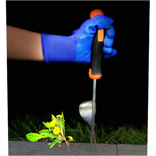 KAIBERYL Manual Weeder Tool,Ergonomic Hand Weeder Tool, Heavy Duty Hand Weeder Puller Tool for Garden,Dandelion Puller,Easy to Use Weed Puller with Physics-Driven Leverage-Maximizing Design, V-Shaped Forks