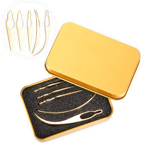 WILLBOND 5 Pcs Interlocking Tool for Locs with Metal Box Sisterlock Retighten Tool for Dreadlocks Interlocks Crochet Braiding Hair Tightening Maintaining Extensions Accessory
