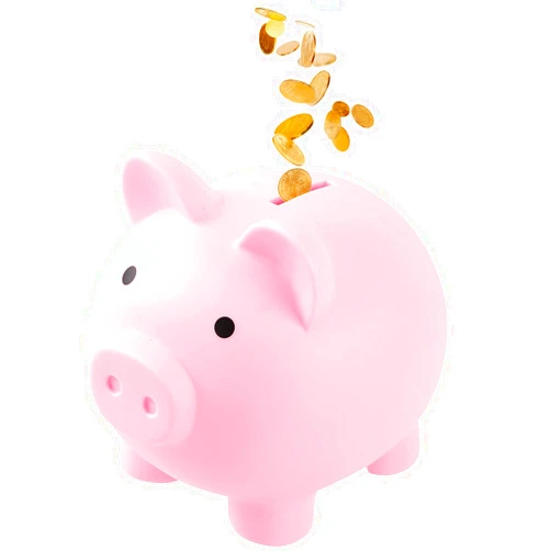 GADIEDIE Large Piggy Banks, Cute Plastic Pig Money Box, Piggy Bank for Girls and Boys, Unbreakable Plastic Coin Bank Fun Gifts for Birthday, Festival, Baby Shower (Pink)