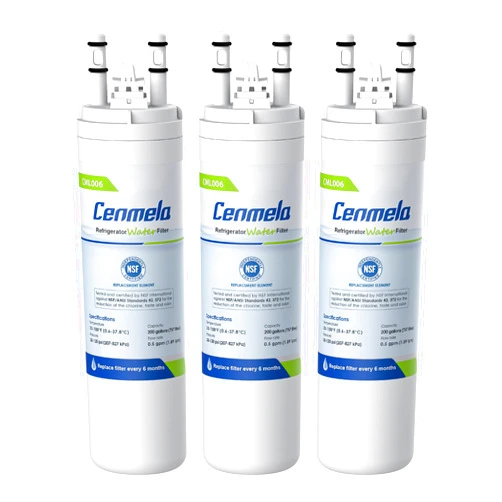 Cenmela WF3CB Replacement Water Filter, Compatible with Frigidaire WF3CB, Pure Source 3, 706465, 242069601, 242086201, 242017800, WF425, Height 9 inches, Pack of 3