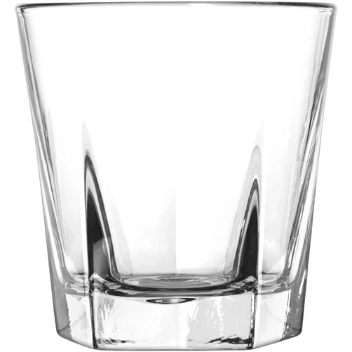 Libbey Double Old Fashioned Rocks Whiskey Scotch Glasses 12 oz -Set of 4-Heavy Base Elegant Barware