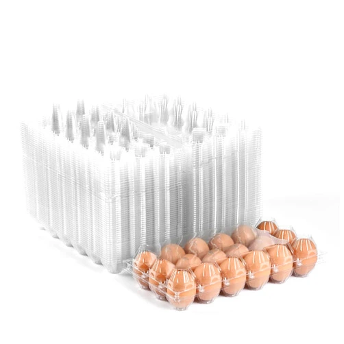 Lifuope 110 Piece Transparent Egg Carton Plastic Egg Carton Specs3×6 18 Individuai Plastic Egg Cartons Farm Egg Storage Size11.4×9.5×2.6inch (3x6 18 Egg Boxes, 110 Pieces)