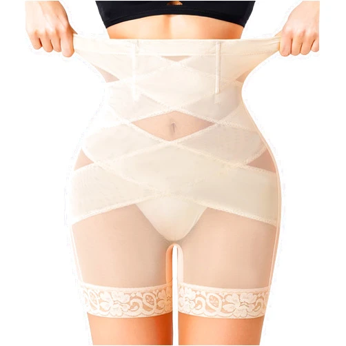 Nebility Shapewear Tummy Control Body Shaper High Waisted Butt Lifting Panties Shapewear Shorts Thigh Slimmer